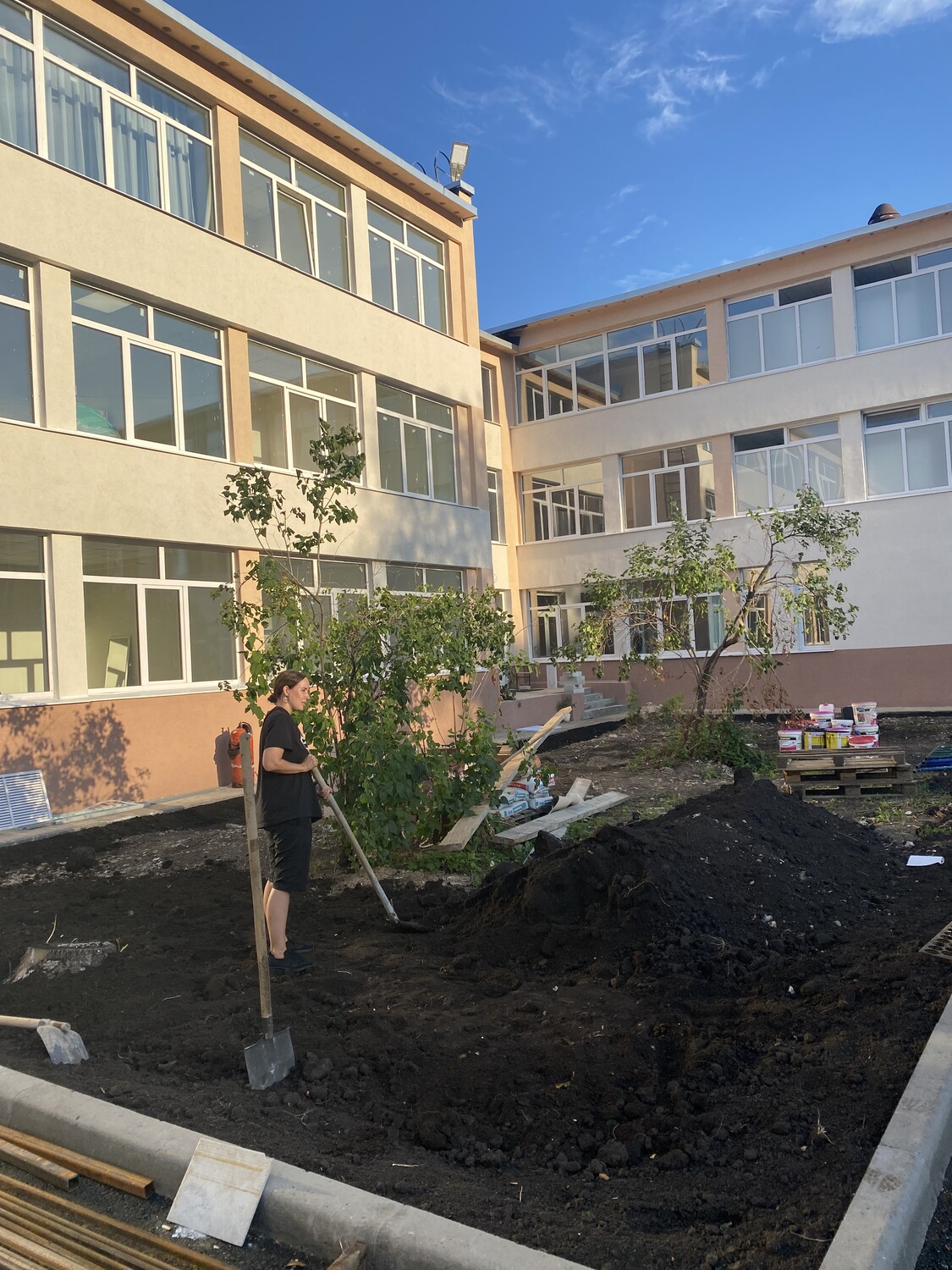 Благоустроим школу вместе!